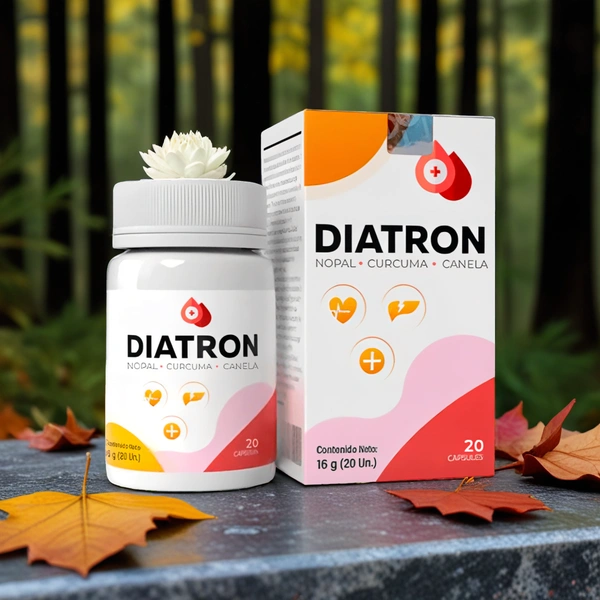 Diatron presentado con flores, estilo producto