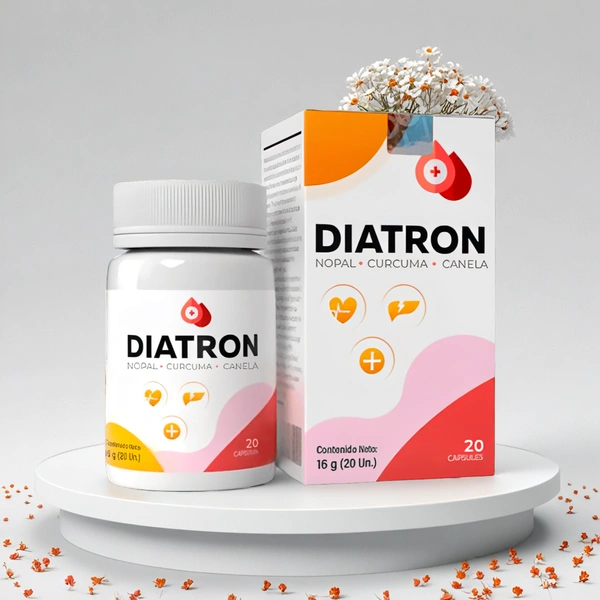 Diatron sobre fondo negro, primer plano